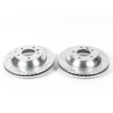 Load image into Gallery viewer, Power Stop 07-15 Audi Q7 Rear Evolution Drilled &amp; Slotted Rotors - Pair - Main Product View