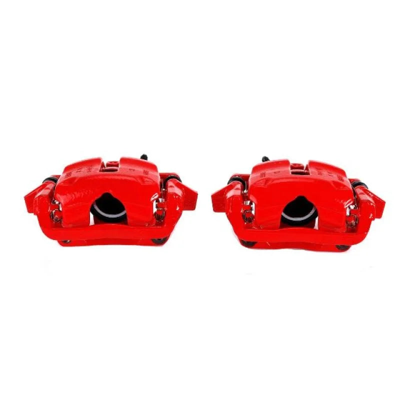 Power Stop 07-16 Mini Cooper Front Red Calipers w/Brackets - Pair - Main Product View