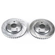 Load image into Gallery viewer, Power Stop 07-17 Jeep Wrangler Front Evolution Drilled &amp; Slotted Rotors - Pair - Main Product View