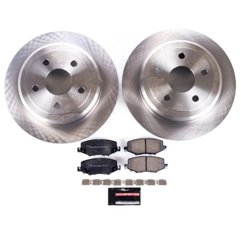 Power Stop 07-17 Jeep Wrangler Rear Autospecialty Brake Kit - Main Product View