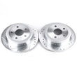 Load image into Gallery viewer, Power Stop 07-17 Jeep Wrangler Rear Evolution Drilled &amp; Slotted Rotors - Pair - Main Product View