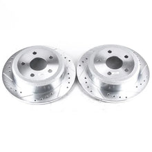 Load image into Gallery viewer, Power Stop 07-17 Jeep Wrangler Rear Evolution Drilled &amp; Slotted Rotors - Pair - Main Product View