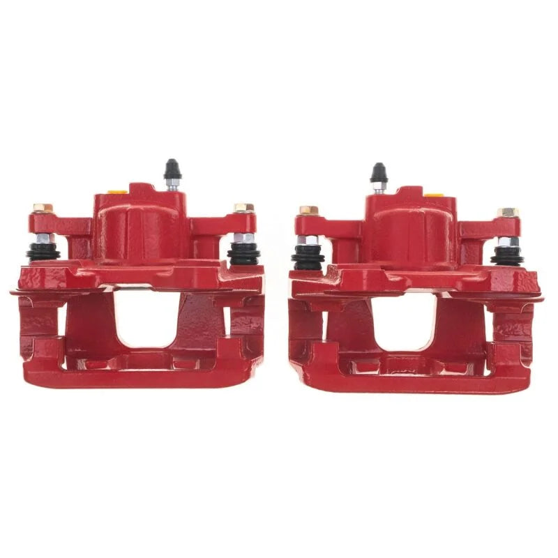 Power Stop 07-18 Jeep Wrangler JK Rear Red Caliper Pair w/Bracket - Additional View 6