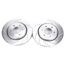 Load image into Gallery viewer, Power Stop 07-19 Ford Expedition Front Evolution Drilled &amp; Slotted Rotors - Pair - Main Product View