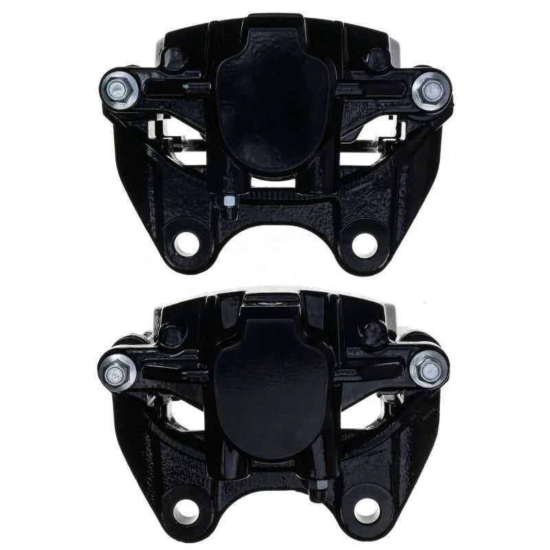 Power Stop 07-20 Cadillac Escalade Rear Black Caliper - Pair w/Bracket - Back View