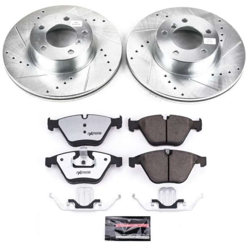 Power Stop 08-10 BMW 328i Front Z26 Street Warrior Brake Kit - Main Product View