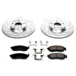 Load image into Gallery viewer, Power Stop 08-12 Infiniti EX35 Front Z23 Evolution Sport Brake Kit - Main Product View