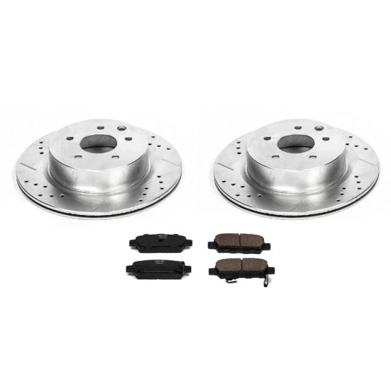 Power Stop 08-12 Infiniti EX35 Rear Z23 Evolution Sport Brake Kit - Main Product View