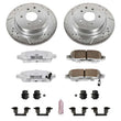 Load image into Gallery viewer, Power Stop 08-12 Infiniti EX35 Rear Z26 Street Warrior Brake Kit - Main Product View