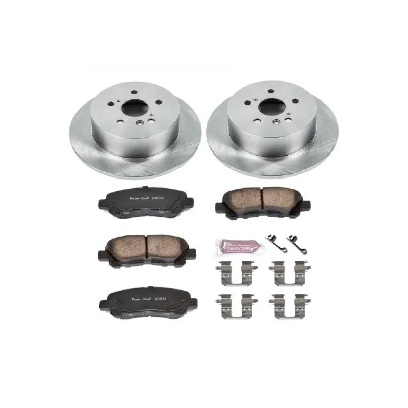 Power Stop 08-13 Toyota Highlander Rear Autospecialty Brake Kit - Main Product View