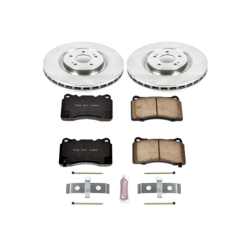 Power Stop 08-15 Mitsubishi Lancer Front Autospecialty Brake Kit - Main Product View