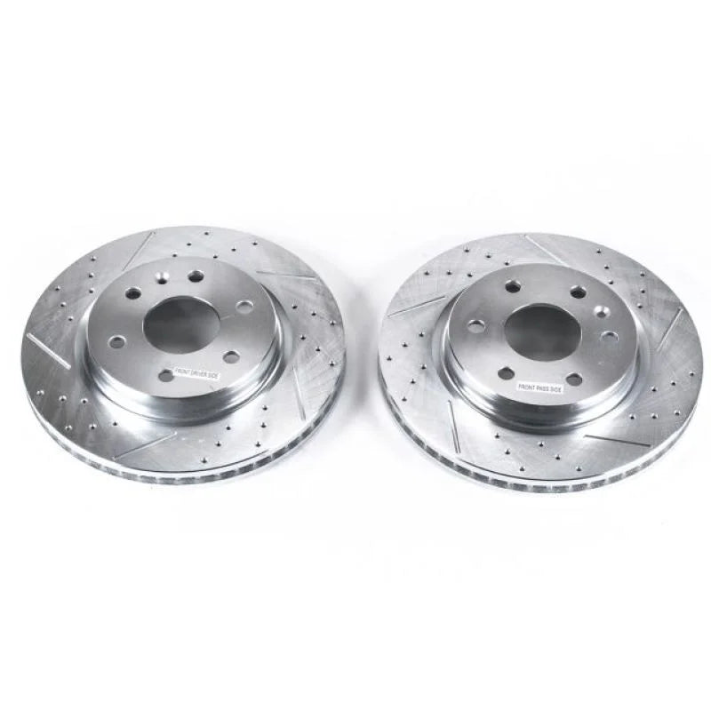 Power Stop 08-17 Buick Enclave Front Evolution Drilled & Slotted Rotors - Pair - Main Product View