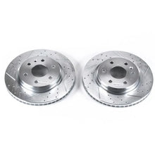 Load image into Gallery viewer, Power Stop 08-17 Buick Enclave Front Evolution Drilled &amp; Slotted Rotors - Pair - Main Product View
