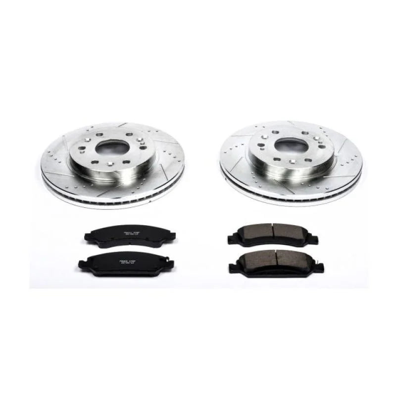 Power Stop 08-19 Cadillac Escalade Front Z23 Evolution Sport Brake Kit - Main Product View