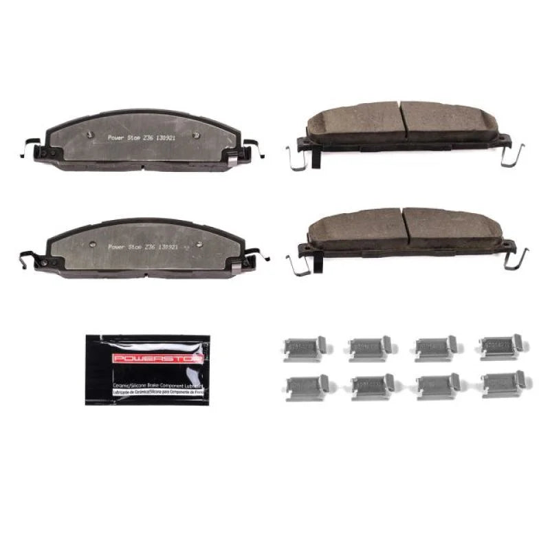 Power Stop 09-10 Dodge Ram 2500 Rear Z36 Truck & Tow Brake Pads w/Hardware - Main Product View