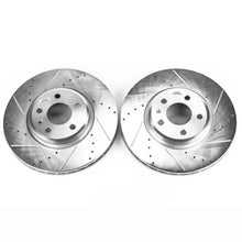 Load image into Gallery viewer, Power Stop 09-11 Audi A4 Front Evolution Drilled &amp; Slotted Rotors - Pair - Main Product View