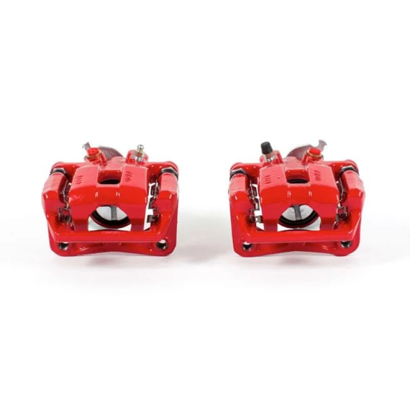 Power Stop 09-14 Acura TSX Rear Red Calipers w/Brackets - Pair - Main Product View