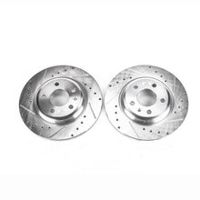 Load image into Gallery viewer, Power Stop 09-19 Audi A4 Rear Evolution Drilled &amp; Slotted Rotors - Pair - Main Product View