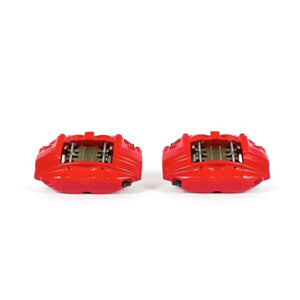 Power Stop 09-19 Nissan 370Z Front Red Calipers w/o Brackets - Pair - Main Product View