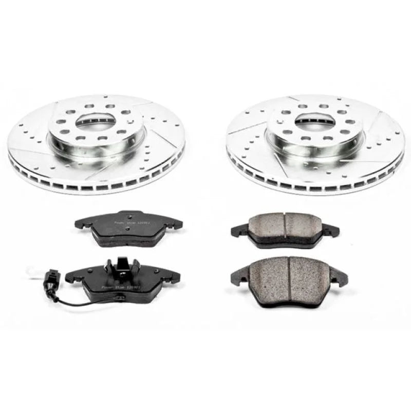 Power Stop 10-12 Audi A3 Front Z23 Evolution Sport Brake Kit - Main Product View