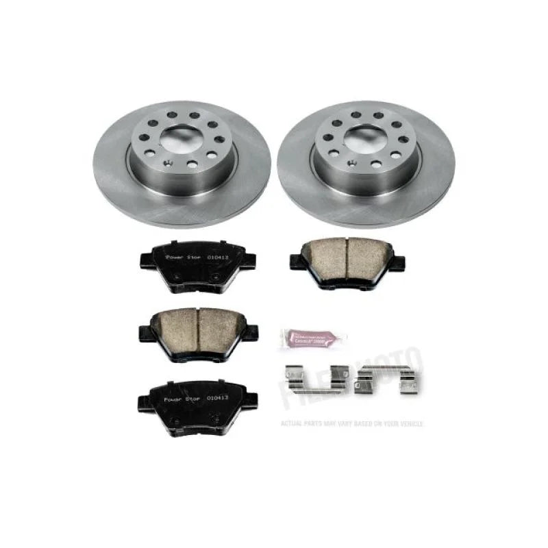 Power Stop 10-12 Audi A3 Rear Autospecialty Brake Kit - Main Product View