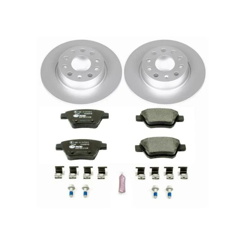 Power Stop 10-12 Audi A3 Rear Euro-Stop Brake Kit - Main Product View