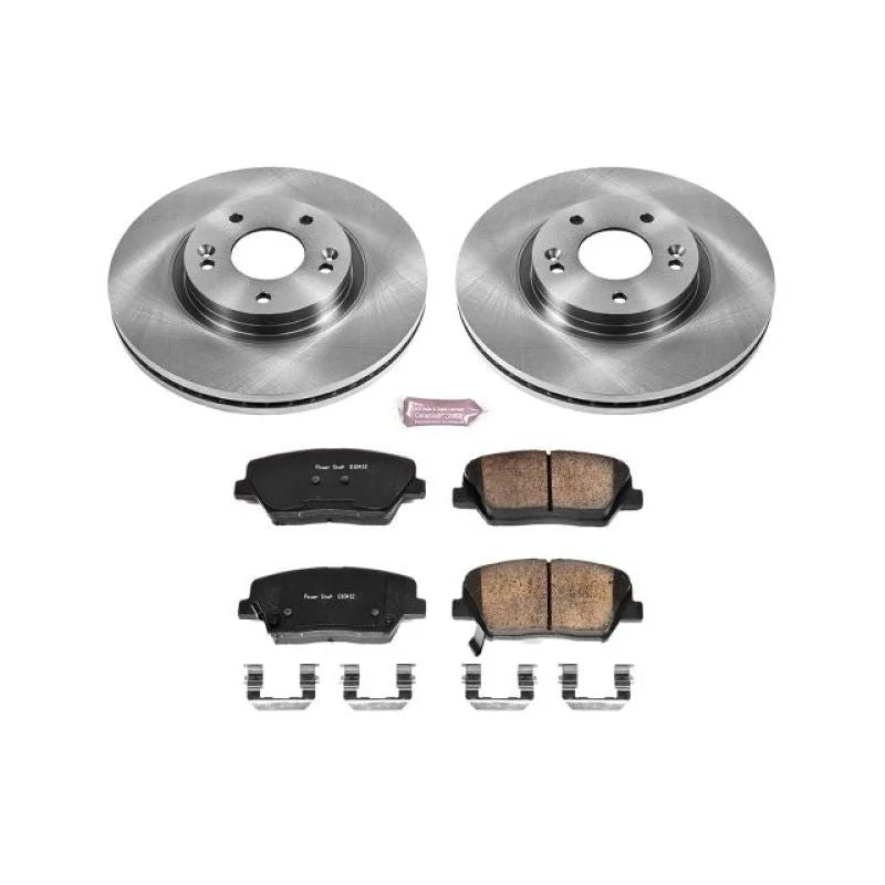 Power Stop 10-12 Hyundai Santa Fe Front Autospecialty Brake Kit - Main Product View