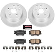Load image into Gallery viewer, Power Stop 10-12 Lexus HS250h Rear Z17 Evolution Geomet Coated Brake Kit - Main Product View