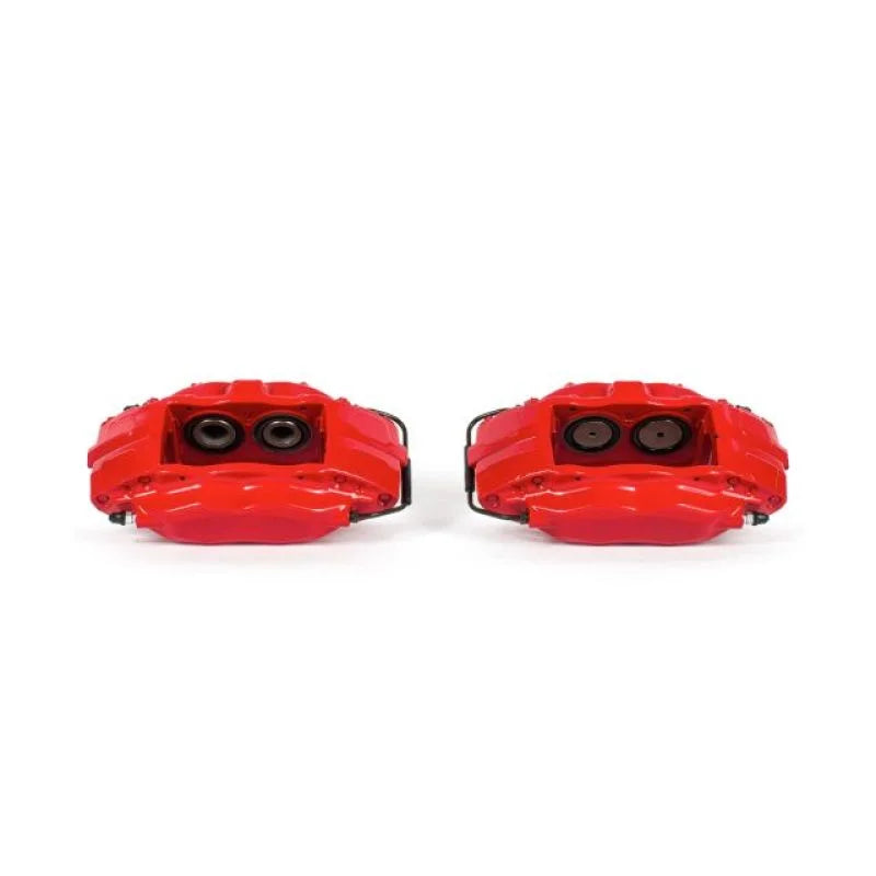 Power Stop 10-15 Chevrolet Camaro Front Red Calipers w/o Brackets - Pair - Main Product View