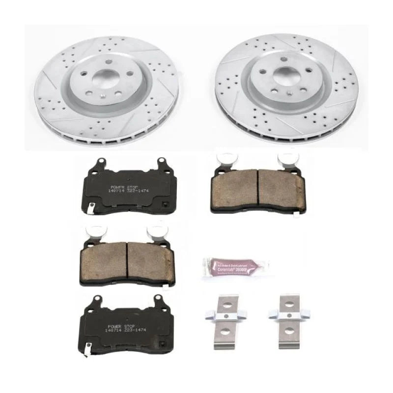Power Stop 10-15 Chevrolet Camaro Front Z23 Evolution Sport Brake Kit - Main Product View