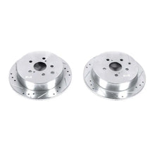 Load image into Gallery viewer, Power Stop 10-15 Lexus RX350 Rear Evolution Drilled &amp; Slotted Rotors - Pair - Main Product View
