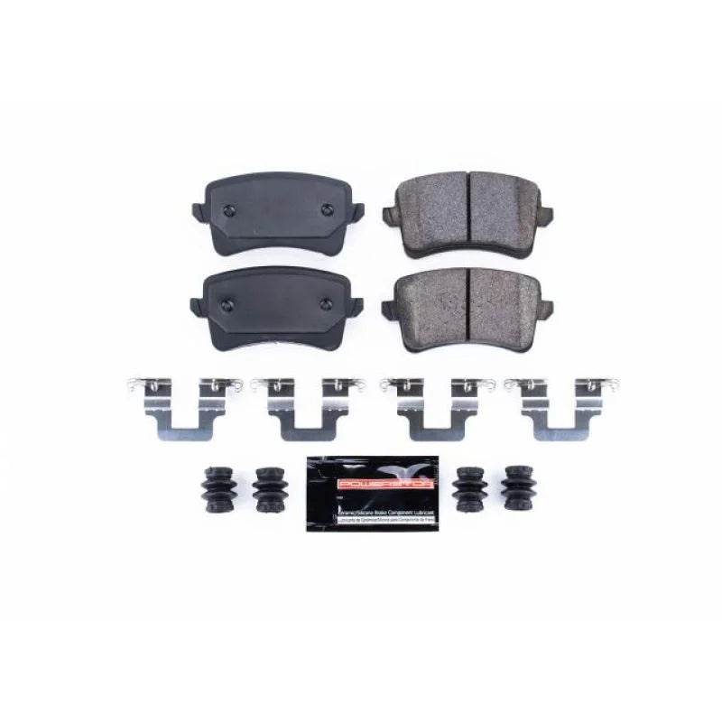 Power Stop 10-16 Audi A4 Rear Z23 Evolution Sport Brake Pads w/Hardware - Main Product View