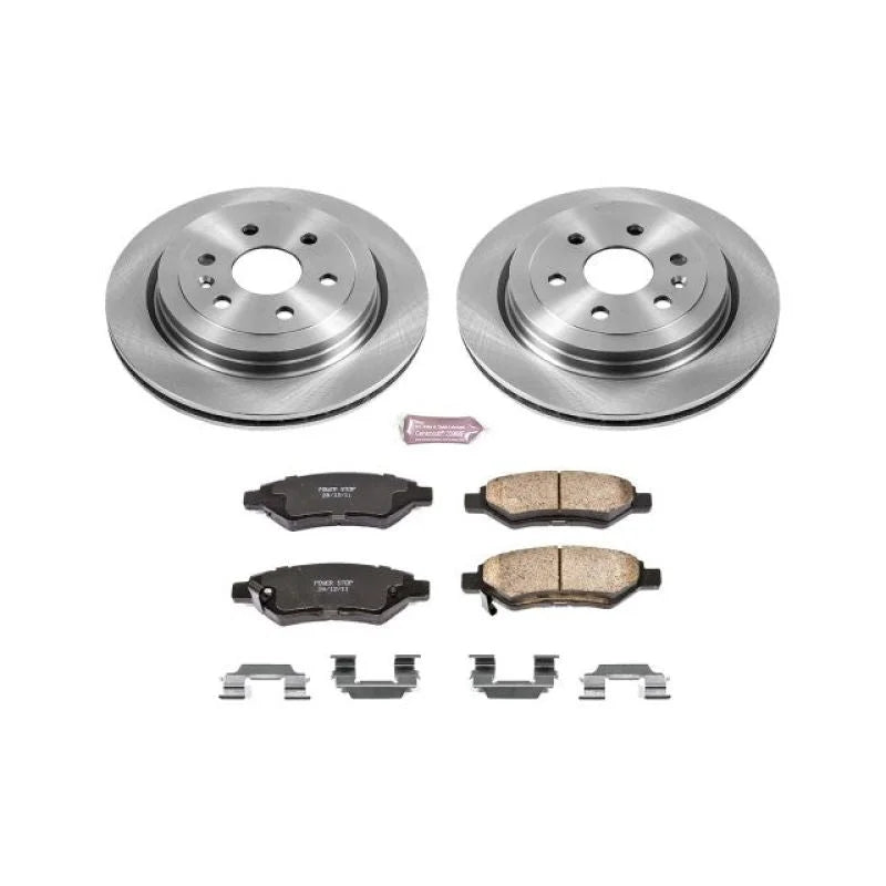 Power Stop 10-16 Cadillac SRX Rear Autospecialty Brake Kit - Main Product View