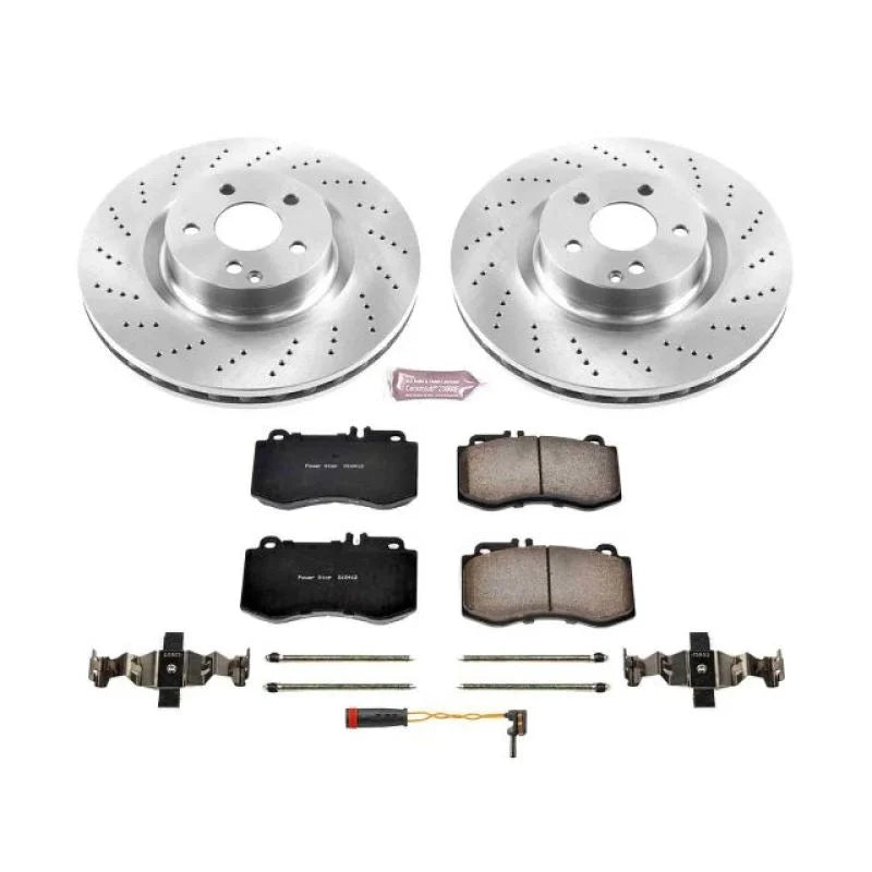 Power Stop 10-16 Mercedes-Benz E350 Front Autospecialty Brake Kit - Main Product View