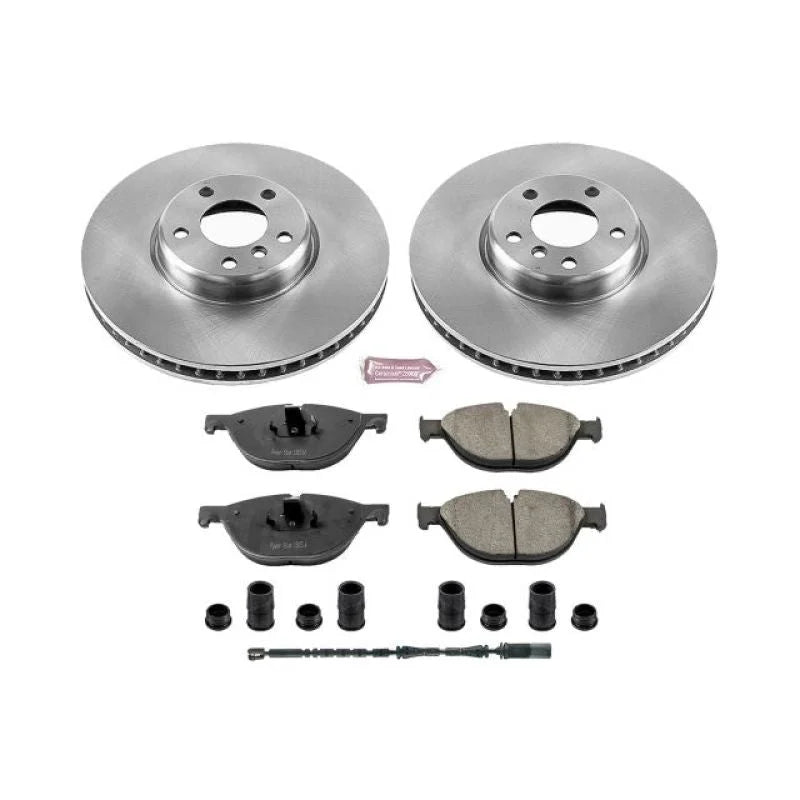 Power Stop 10-17 BMW 535i GT Front Autospecialty Brake Kit - Main Product View
