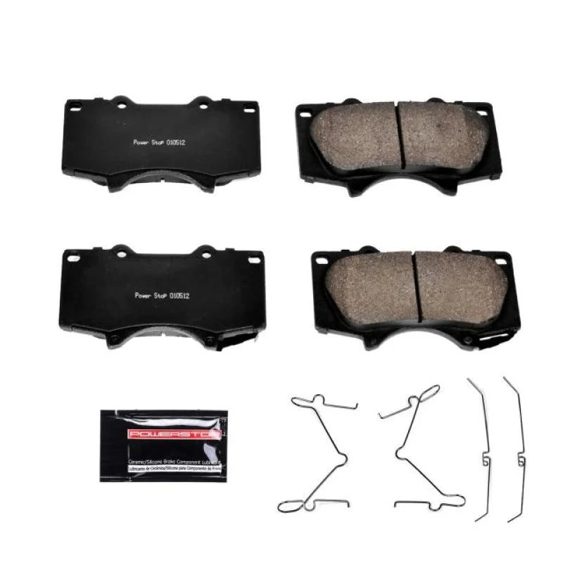 Power Stop 10-19 Lexus GX460 Front Z23 Evolution Sport Brake Pads w/Hardware - Main Product View