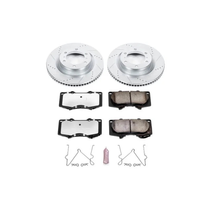 Power Stop 10-19 Lexus GX460 Front Z36 Truck & Tow Brake Kit - Main Product View