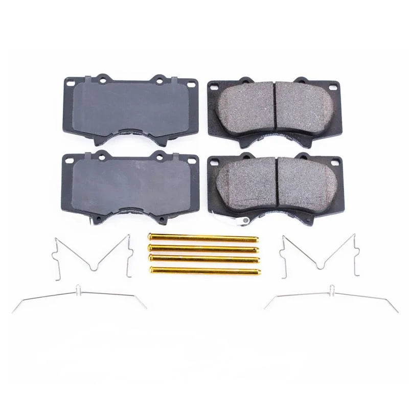 Power Stop 10-19 Toyota 4Runner Front Z17 Evolution Ceramic Brake Pads w/Hardware - Main Product View