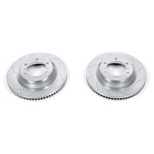 Load image into Gallery viewer, Power Stop 10-24 Toyota 4Runner Front Evolution Drilled &amp; Slotted Rotors - Pair - Main Product View