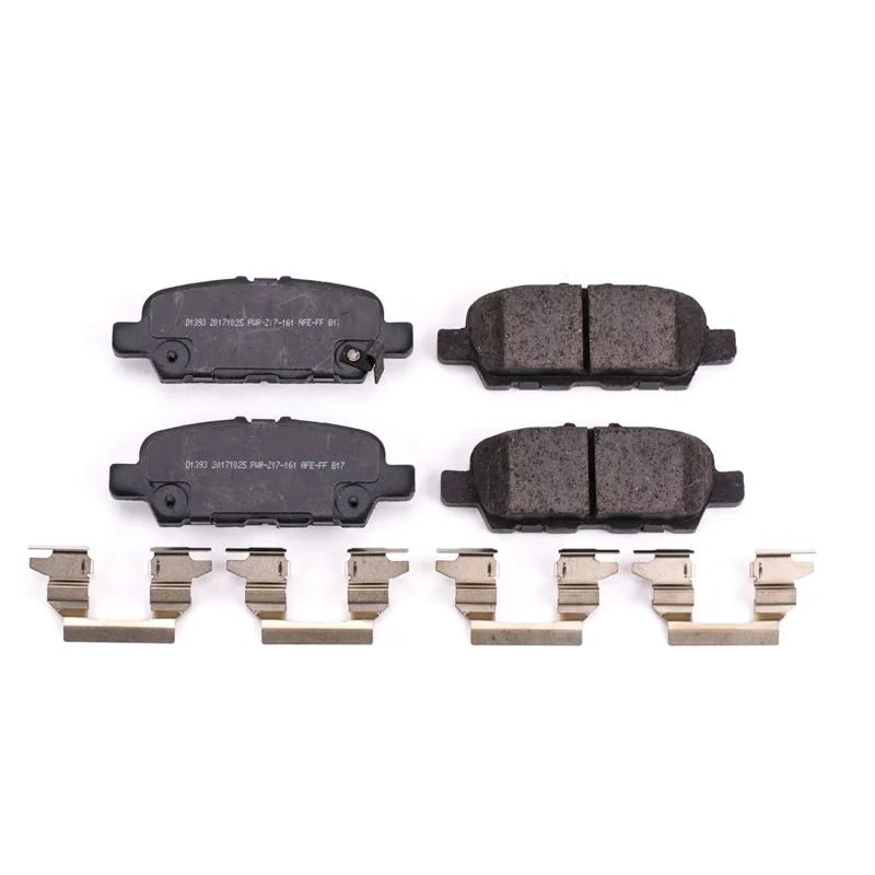 Power Stop 11-12 Infiniti EX35 Rear Z17 Evolution Ceramic Brake Pads w/Hardware - Main Product View