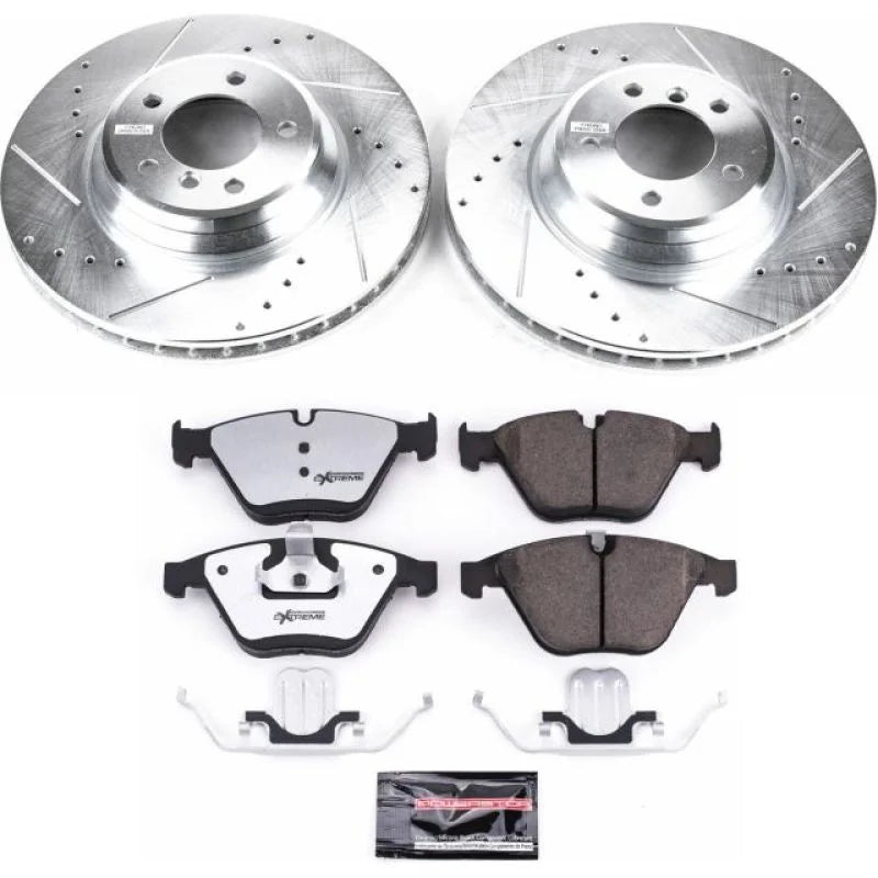 Power Stop 11-13 BMW 335i xDrive Front Z26 Street Warrior Brake Kit - Main Product View