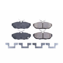 Load image into Gallery viewer, Power Stop 11-14 Ford Mustang Rear Z17 Evolution Ceramic Brake Pads w/Hardware - Main Product View