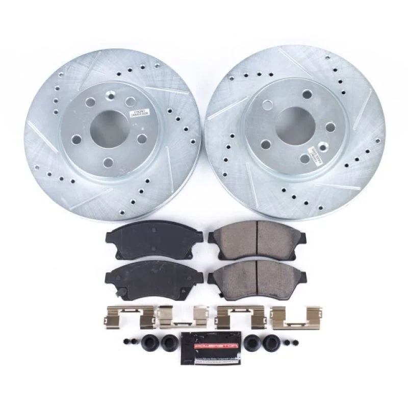 Power Stop 11-15 Chevrolet Cruze Front Z23 Evolution Sport Brake Kit - Main Product View