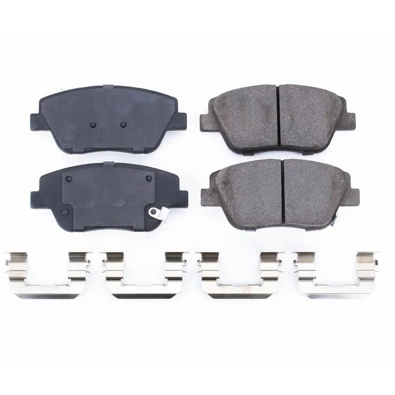 Power Stop 11-15 Hyundai Sonata Front Z17 Evolution Ceramic Brake Pads w/Hardware - Main Product View
