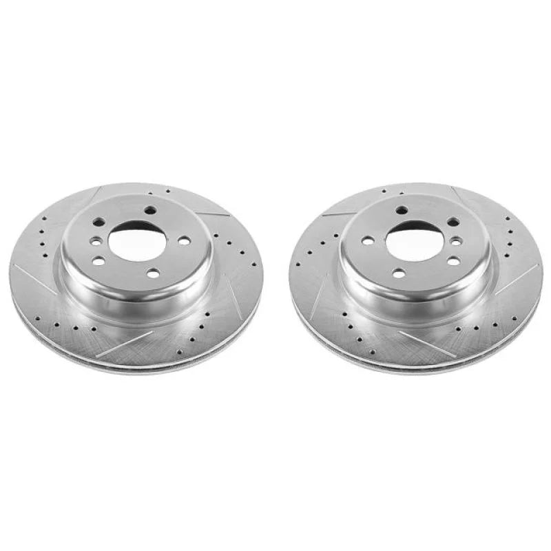 Power Stop 11-16 BMW 528i Rear Evolution Drilled & Slotted Rotors - Pair - Main Product View