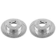 Load image into Gallery viewer, Power Stop 11-16 BMW 528i Rear Evolution Drilled &amp; Slotted Rotors - Pair - Main Product View