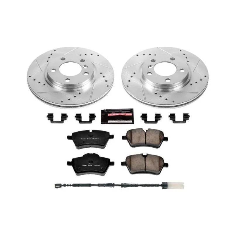 Power Stop 11-16 Mini Cooper Countryman Front Z23 Evolution Sport Brake Kit - Main Product View