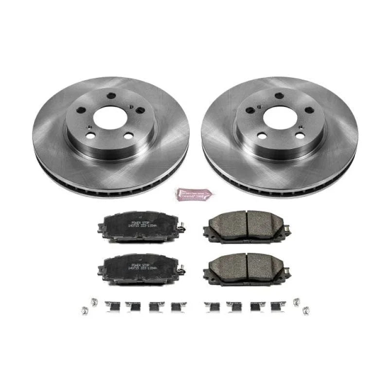Power Stop 11-17 Lexus CT200h Front Autospecialty Brake Kit - Main Product View