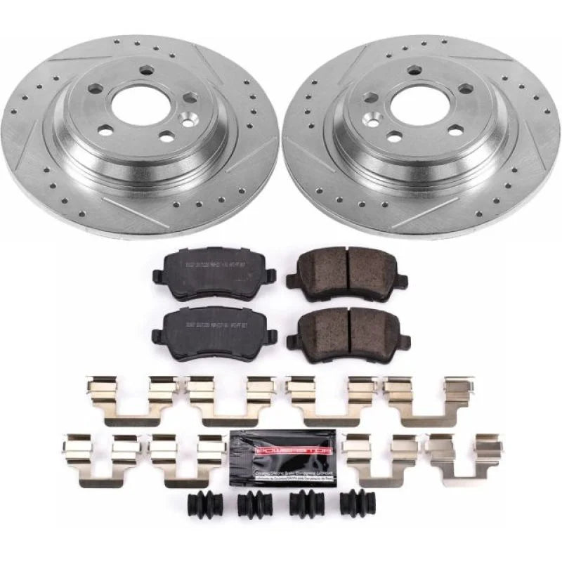 Power Stop 11-18 Volvo S60 Rear Z23 Evolution Sport Brake Kit - Main Product View