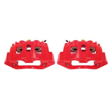 Load image into Gallery viewer, Power Stop 11-19 Chevrolet Silverado 2500 HD Rear Red Calipers w/Brackets - Pair - Main Product View